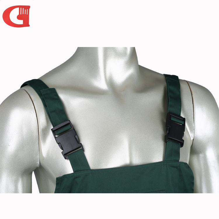 China Supplier Work Bib Overalls Green Working Clothing Bib Pants